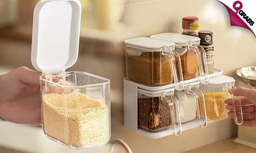 Set of 3 Kitchen Condiments Jar!